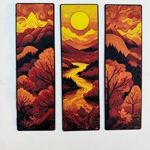 Sunset Landscape bookmarks